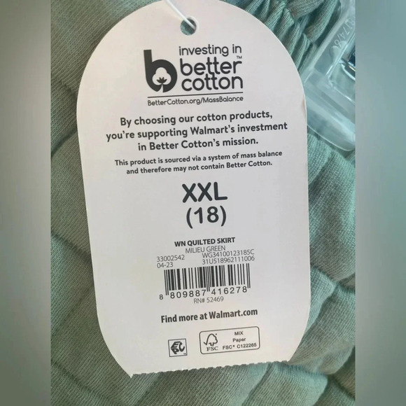 Wonder Nation Girls Quilted Skirt Size XXL 18 - Picture 5 of 8